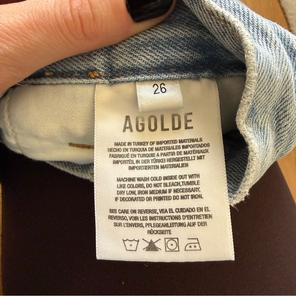 Agolde Becker shorts size 26 new without tags - Picture 7 of 9